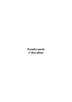 L'élan demain qui chante