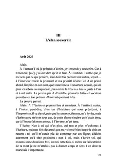 L'élan demain qui chante