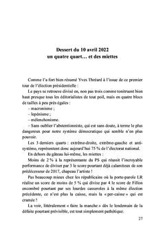 Humeurs post covidiennes