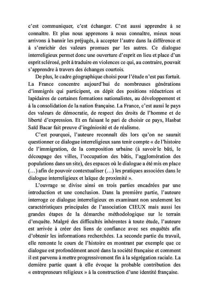 Pour une construction identitaire à travers le dialogue interreligieux et laïque