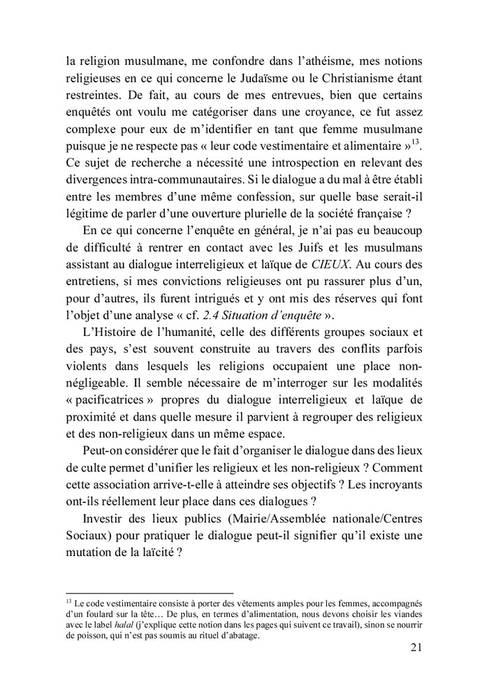 Pour une construction identitaire à travers le dialogue interreligieux et laïque