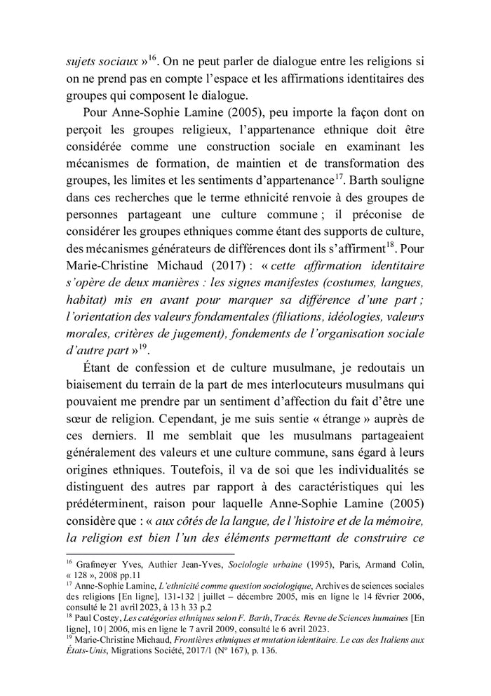 Pour une construction identitaire à travers le dialogue interreligieux et laïque