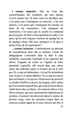 L'école est morte, vive le cirque !