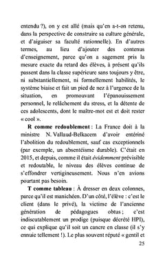 L'école est morte, vive le cirque !