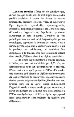 L'école est morte, vive le cirque !