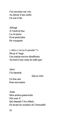 Anthropologie d'un poète