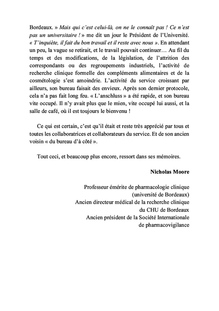 Mémoires insolites d'un médecin bordelais