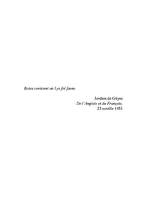 Le temps des ombres