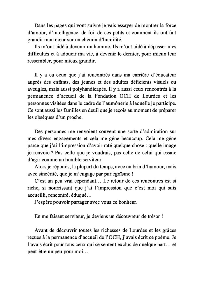 Vous serez vraiment grands...