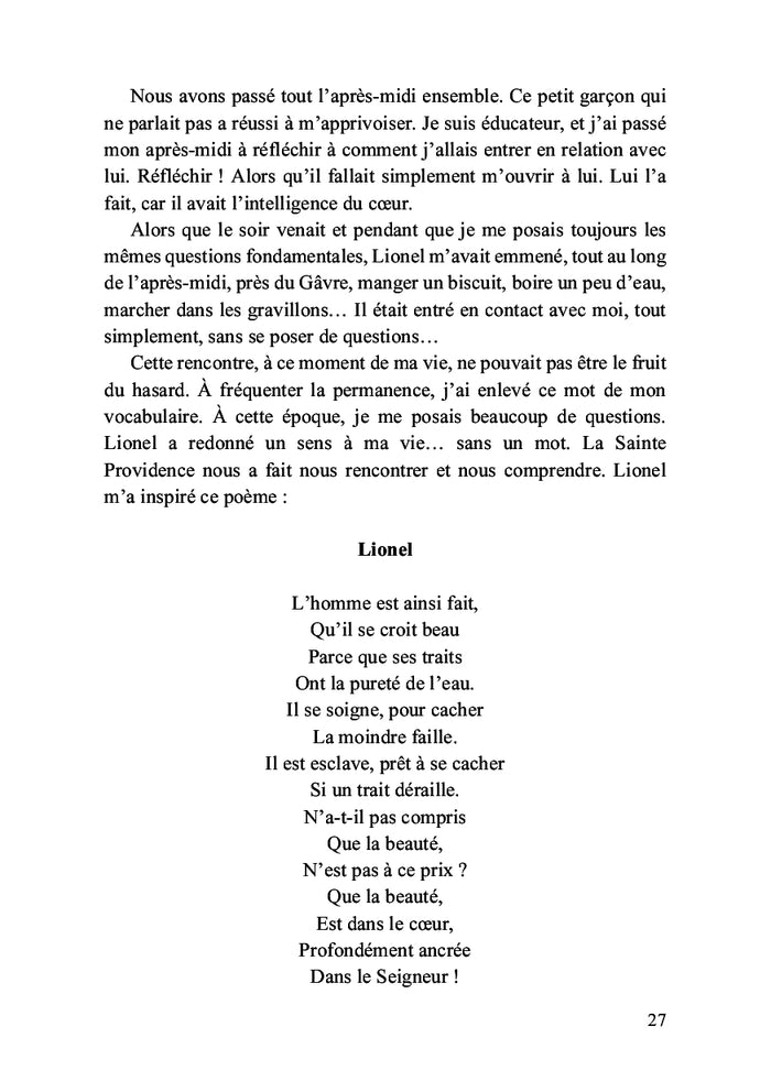 Vous serez vraiment grands...