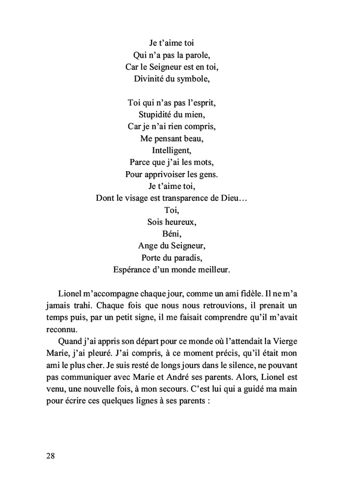 Vous serez vraiment grands...