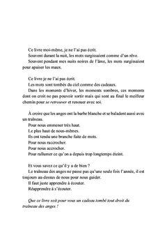 Du traîneau des anges