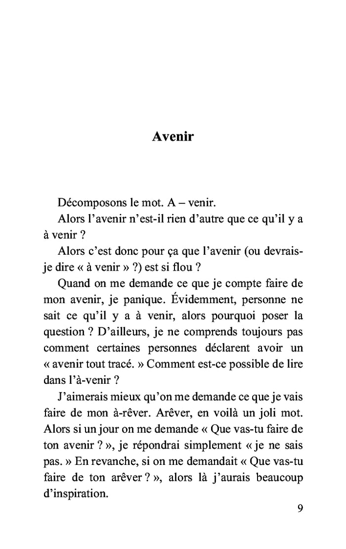 Le livre des mots