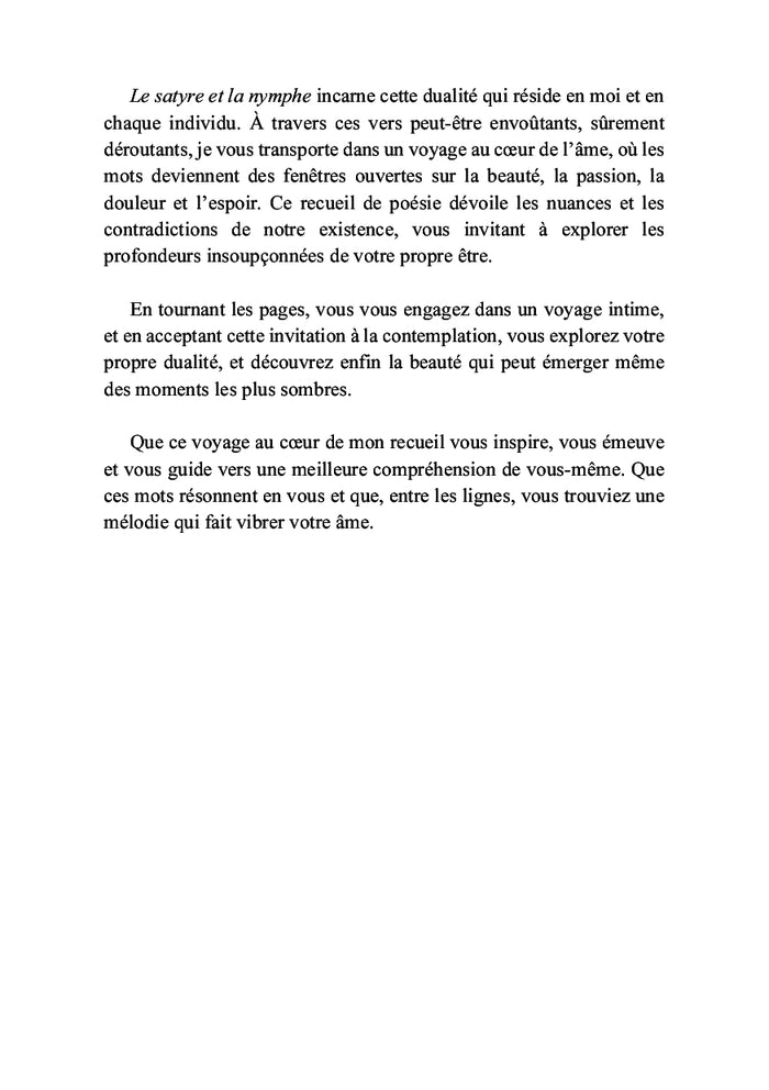 Le satyre et la nymphe