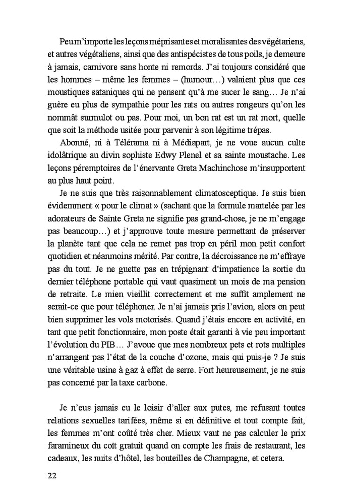 Vagues souvenirs d'un crétin ordinaire