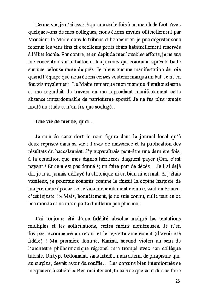 Vagues souvenirs d'un crétin ordinaire