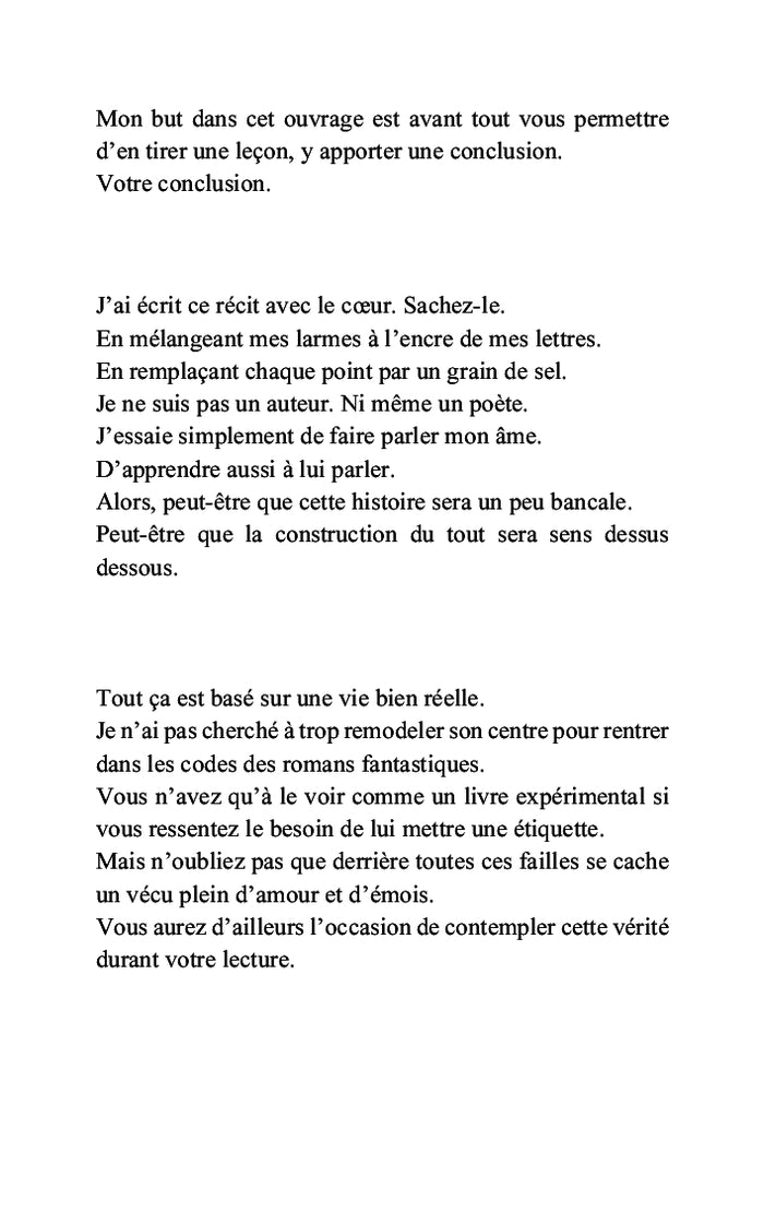 La biographie du naufragé