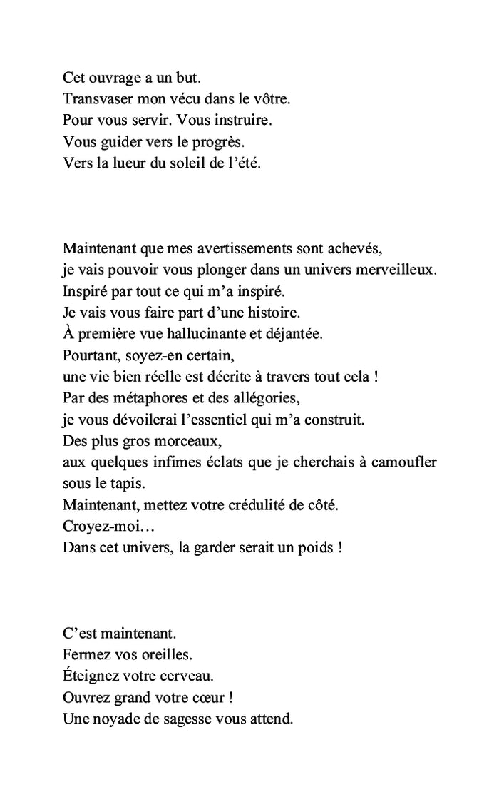 La biographie du naufragé