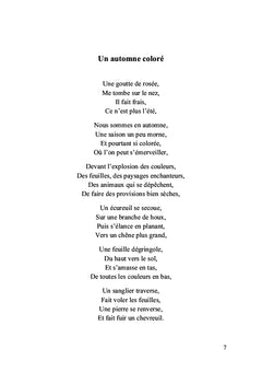 Nature en vers et animaux