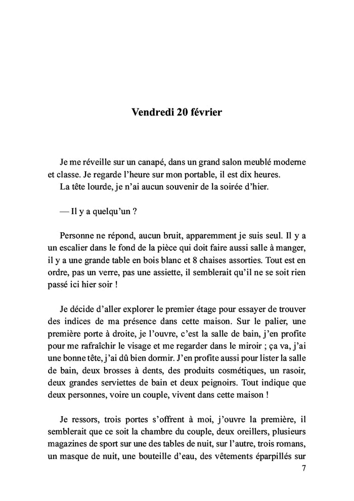 Suspens au bord du lac