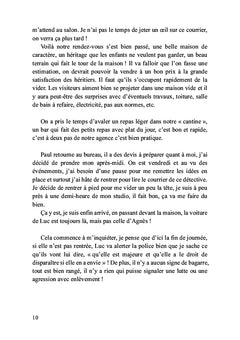 Suspens au bord du lac