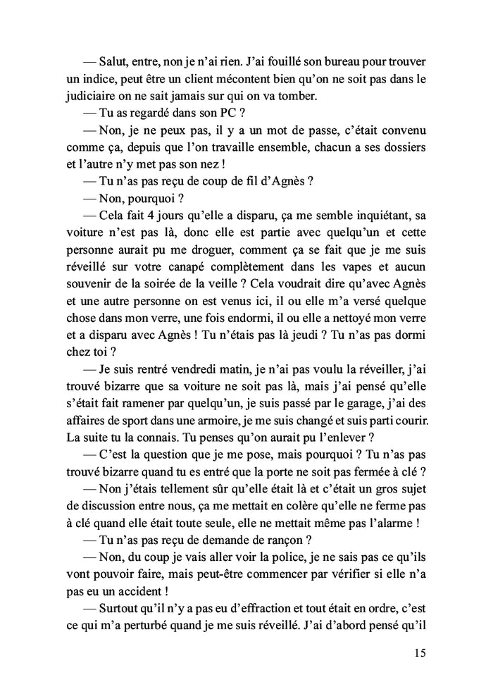 Suspens au bord du lac