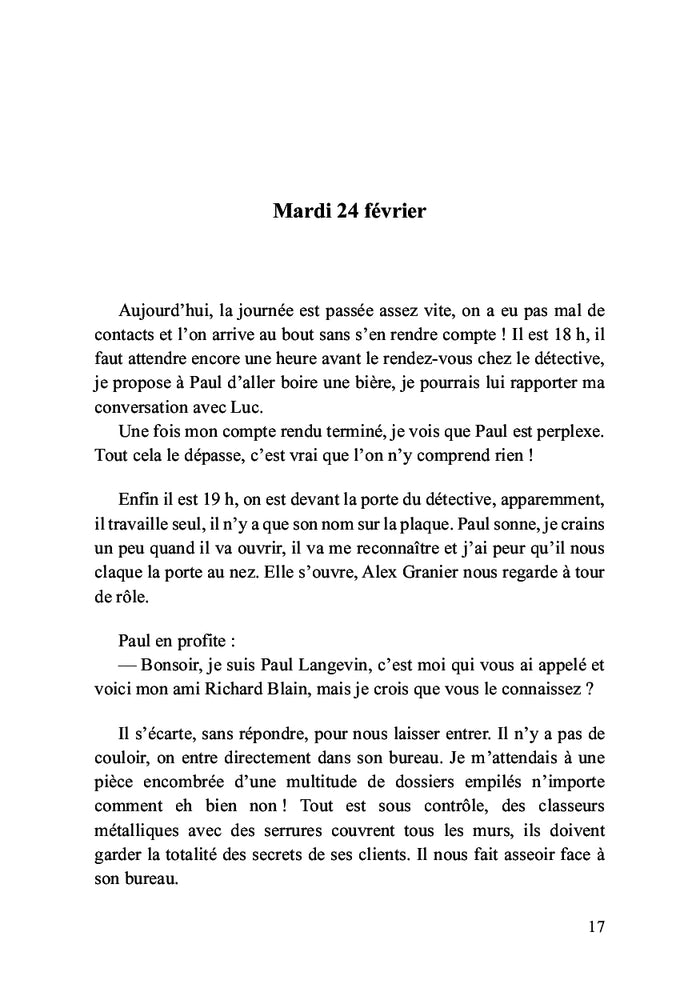 Suspens au bord du lac