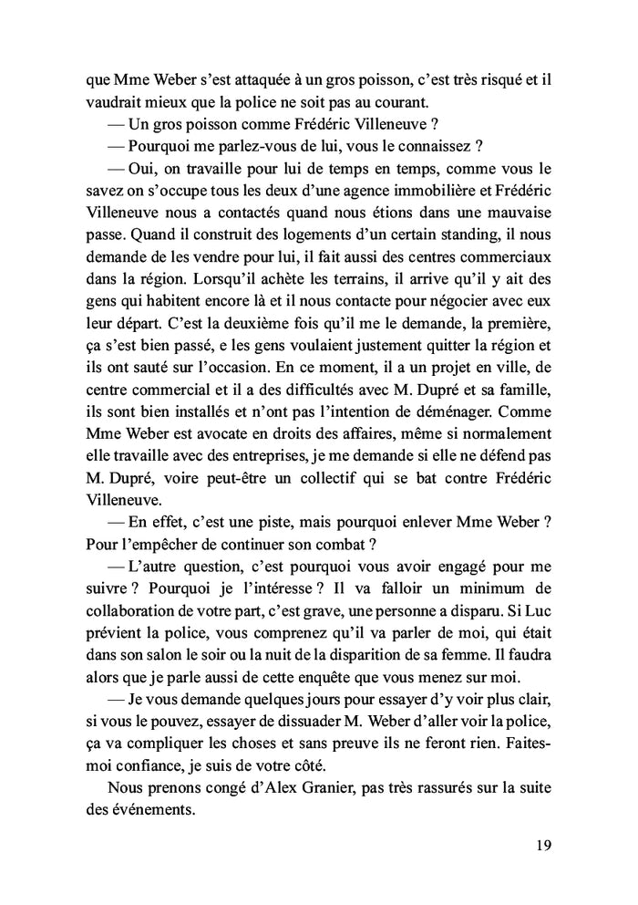 Suspens au bord du lac