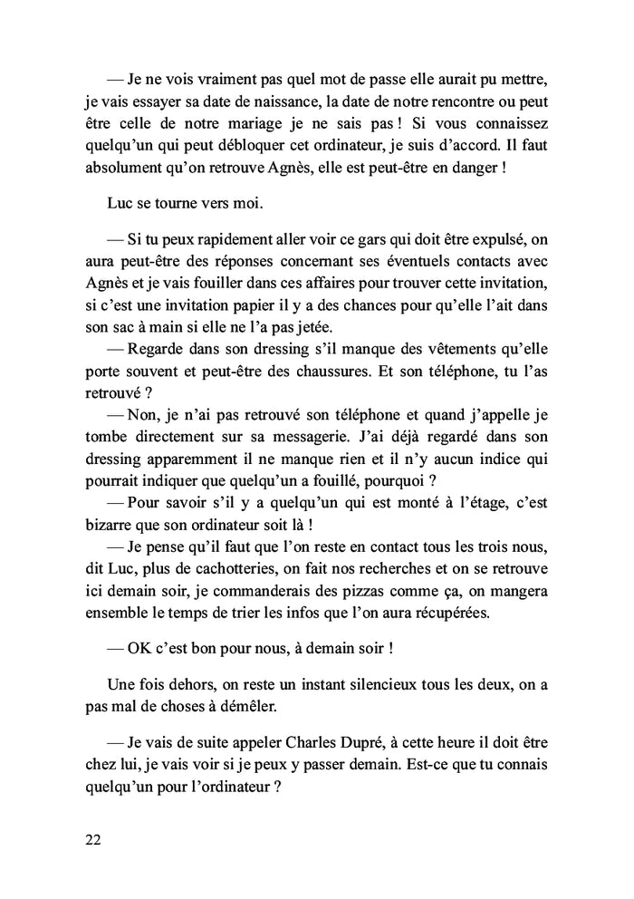 Suspens au bord du lac