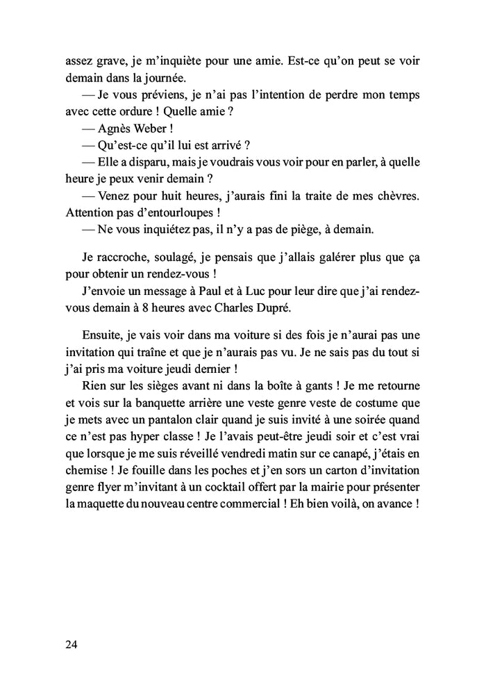 Suspens au bord du lac