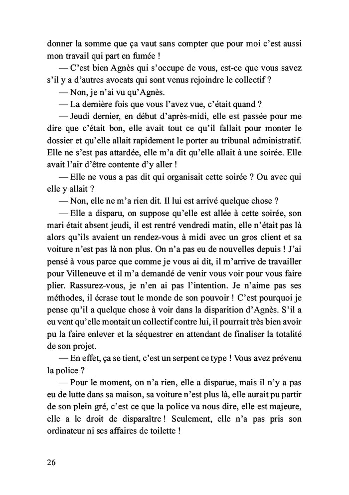 Suspens au bord du lac