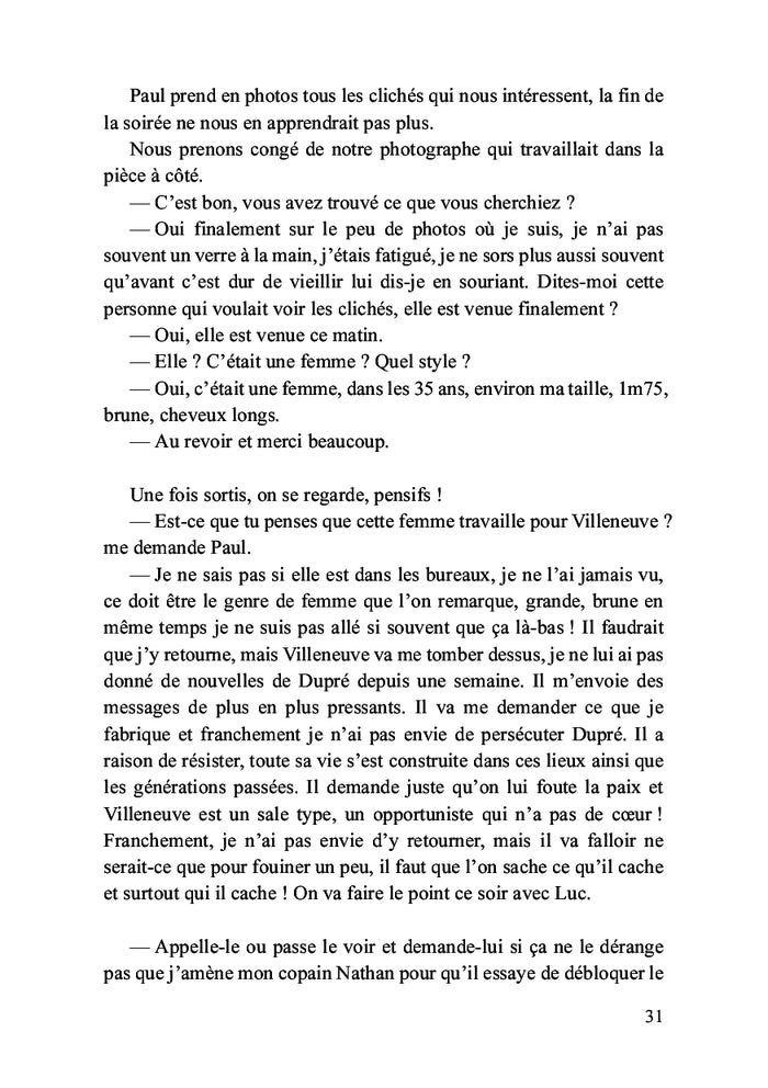 Suspens au bord du lac