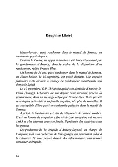 Les cimes proclamées