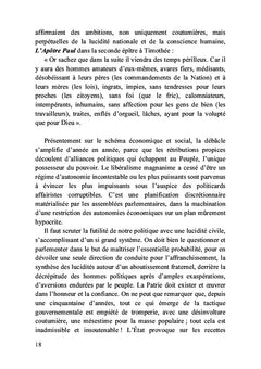 De l'enfer politique au paradis fraternel