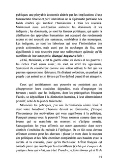 De l'enfer politique au paradis fraternel