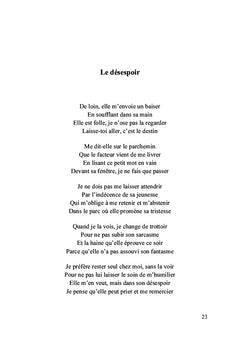 Il est dévastateur pour moi