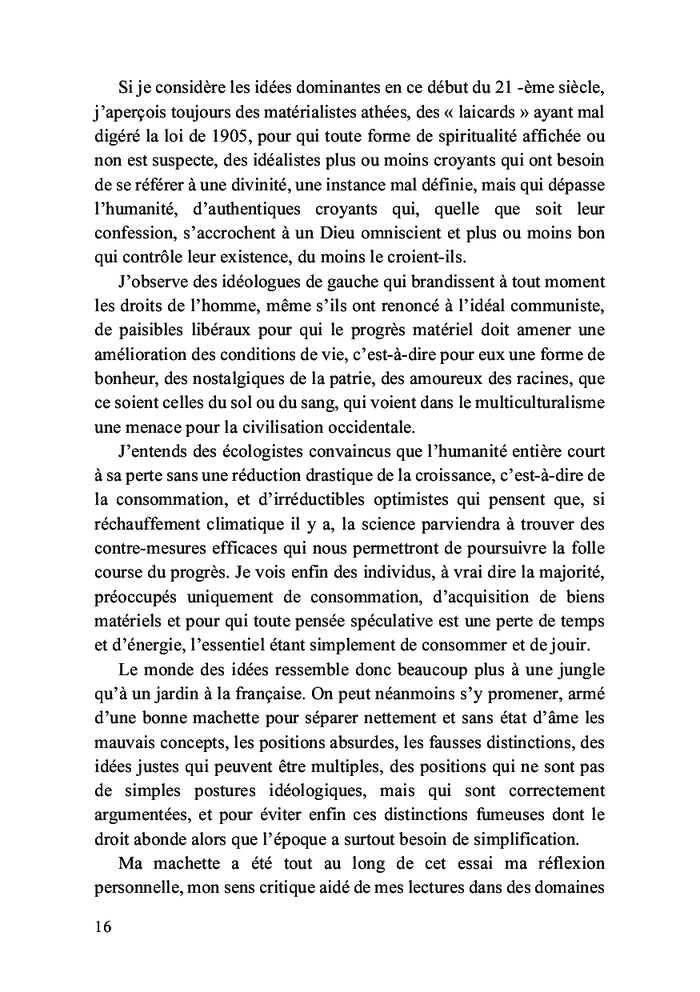 Promenade dans la jungle des idées