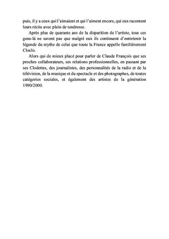 Souvenirs et confidences