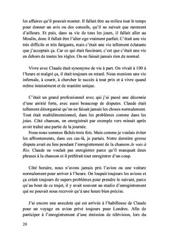 Souvenirs et confidences