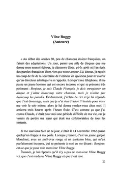 Souvenirs et confidences