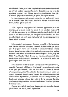 Souvenirs et confidences
