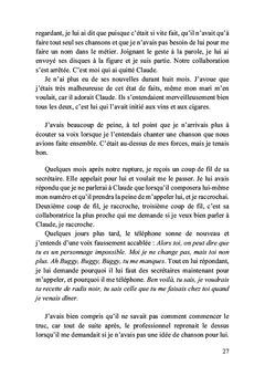 Souvenirs et confidences
