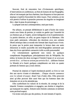 Des femmes à l'honneur