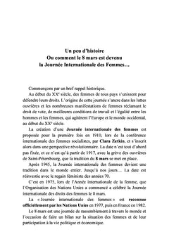 Des femmes à l'honneur