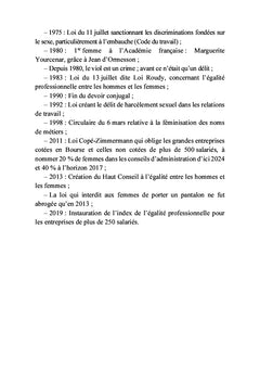 Des femmes à l'honneur