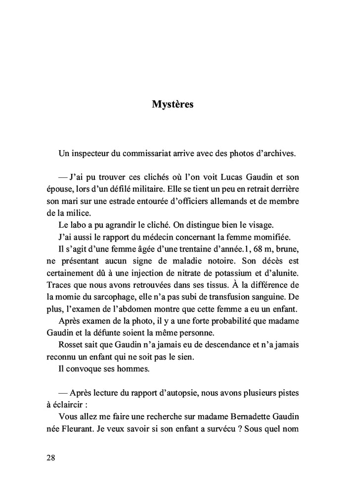 Les phantomes du sarcophage