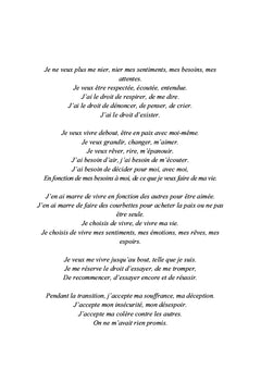 À l'éveil de soi m'aime