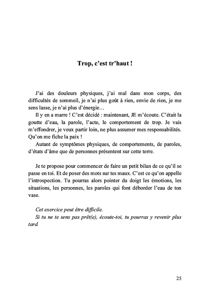 À l'éveil de soi m'aime