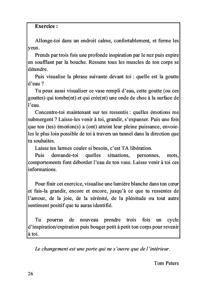 À l'éveil de soi m'aime