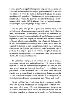 Bagatelles en parade à Bagdad